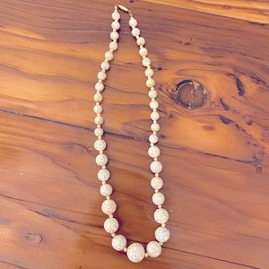 Crackled Beaded Necklace